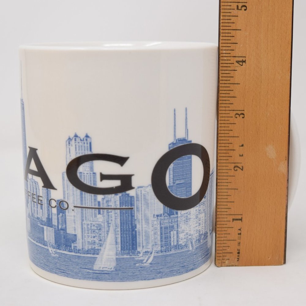 Starbucks Chicago Barista Skyline Series Mug 2002 16 oz Coffee Tea Cocoa - Picture 11 of 11